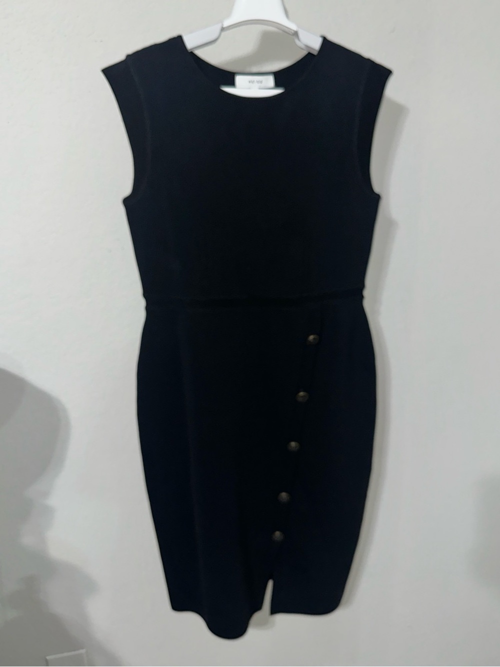 Reiss Eleni Knitted Bodycon Dress Large - Picture 3 of 9